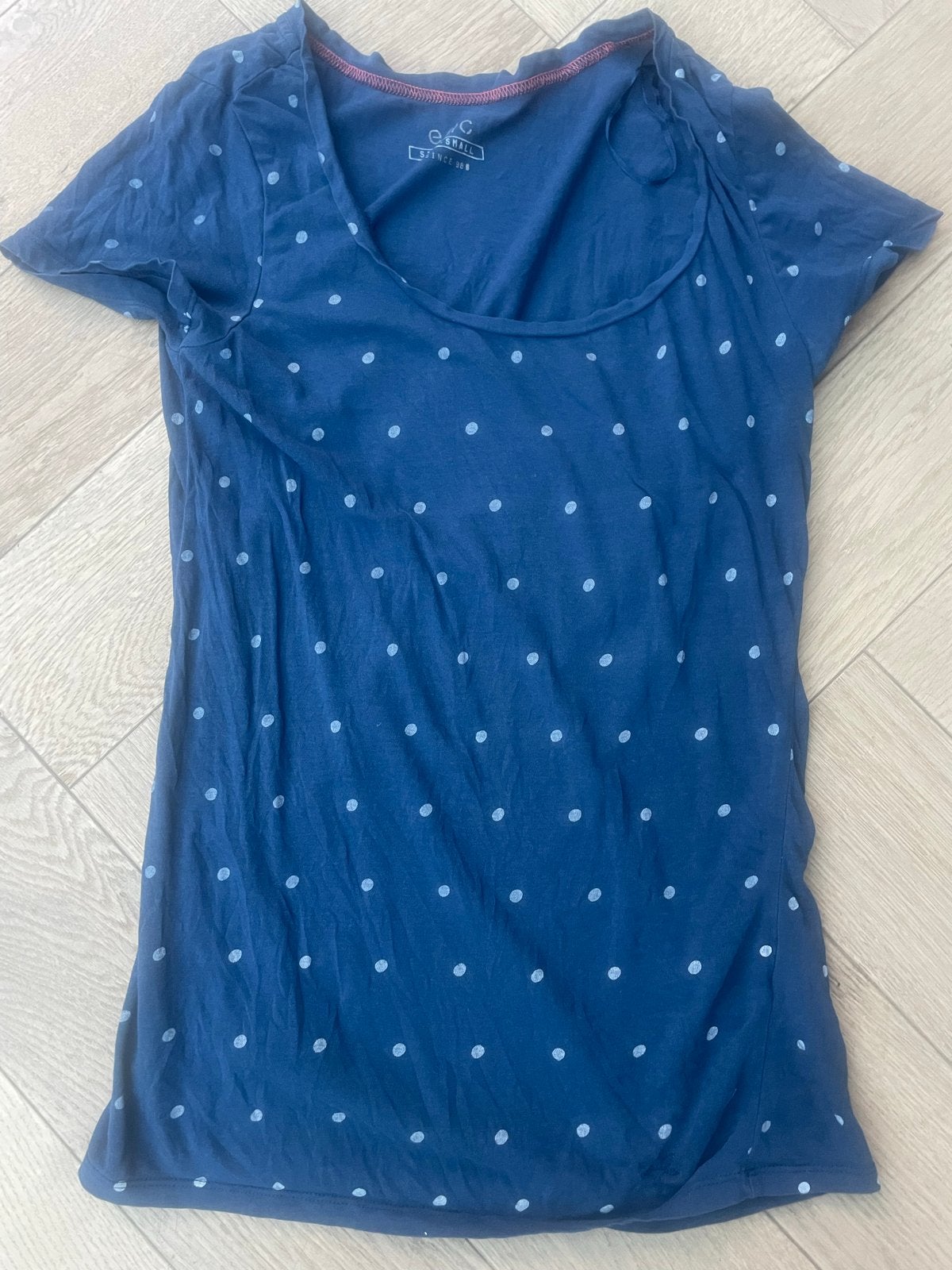 EDC blauw T-shirt, maat S, Kleding | Dames, Blauw, Ophalen of Verzenden, Korte mouw, Maat 36 (S)