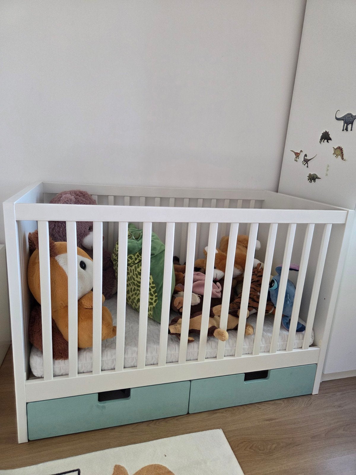 IKEA Stuva ledikant 60x120, Ophalen, Zo goed als nieuw, Jongetje of Meisje