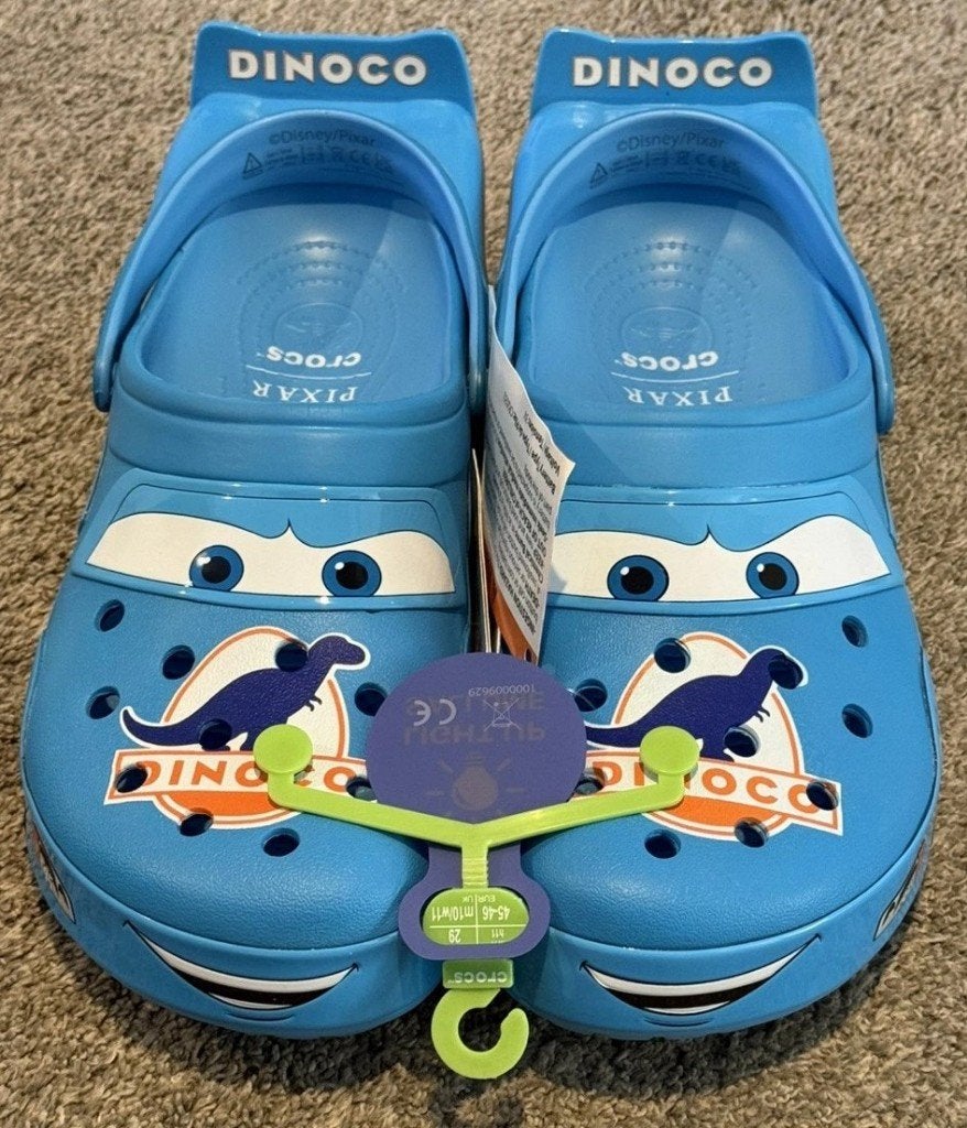 Cars Lightning McQueen Dinoco Crocs Crocband Clog maat 37-38, Kleding | Dames, Slippers, Blauw, Nieuw, Ophalen of Verzenden