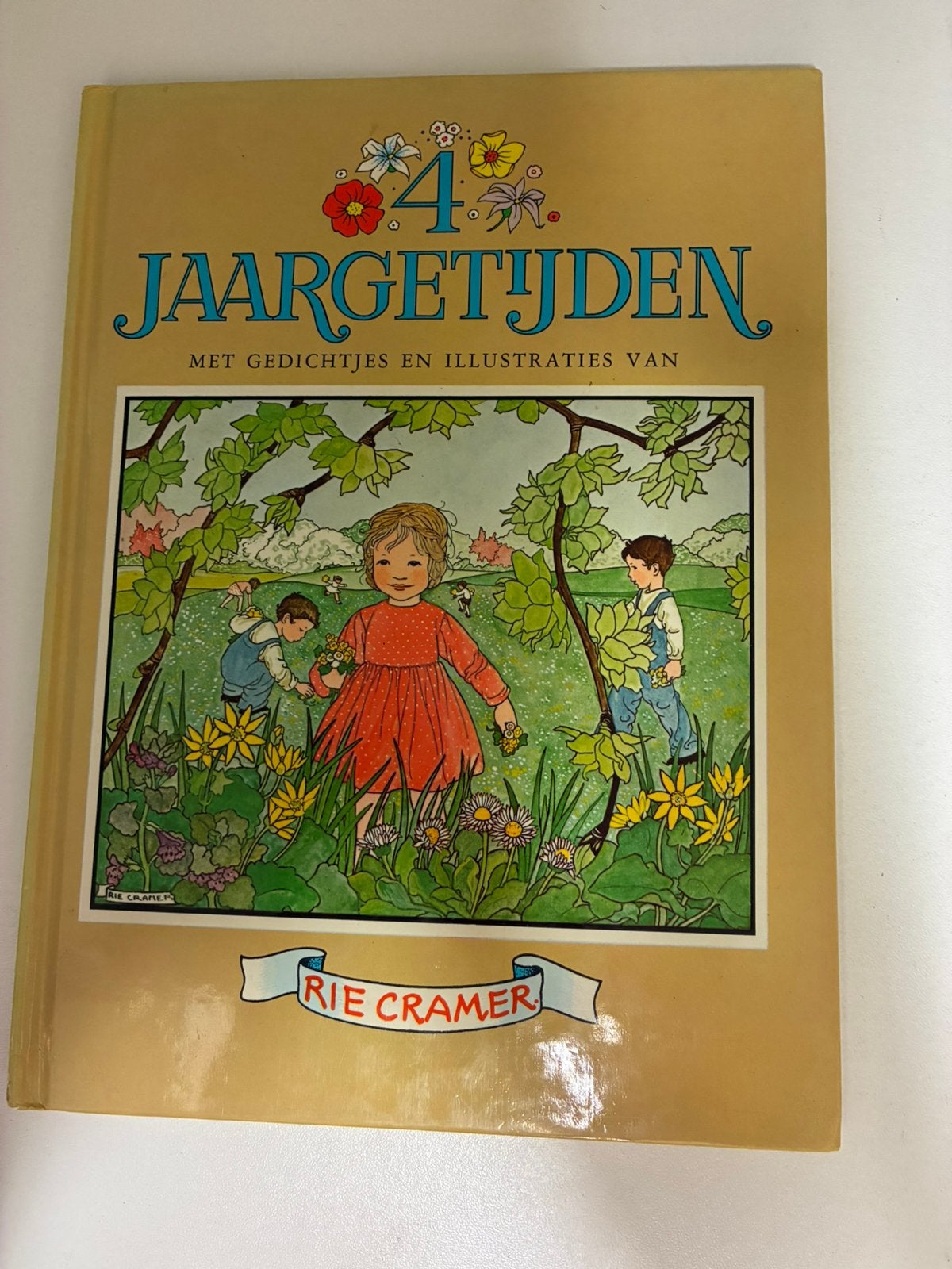 4 Jaargetijden met Gedichtjes en Illustraties van Rie Cramer, Ophalen of Verzenden