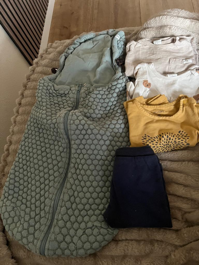 Kledingset jongen maat 62-68 met joolz zak, Ophalen of Verzenden, Gebruikt, One size