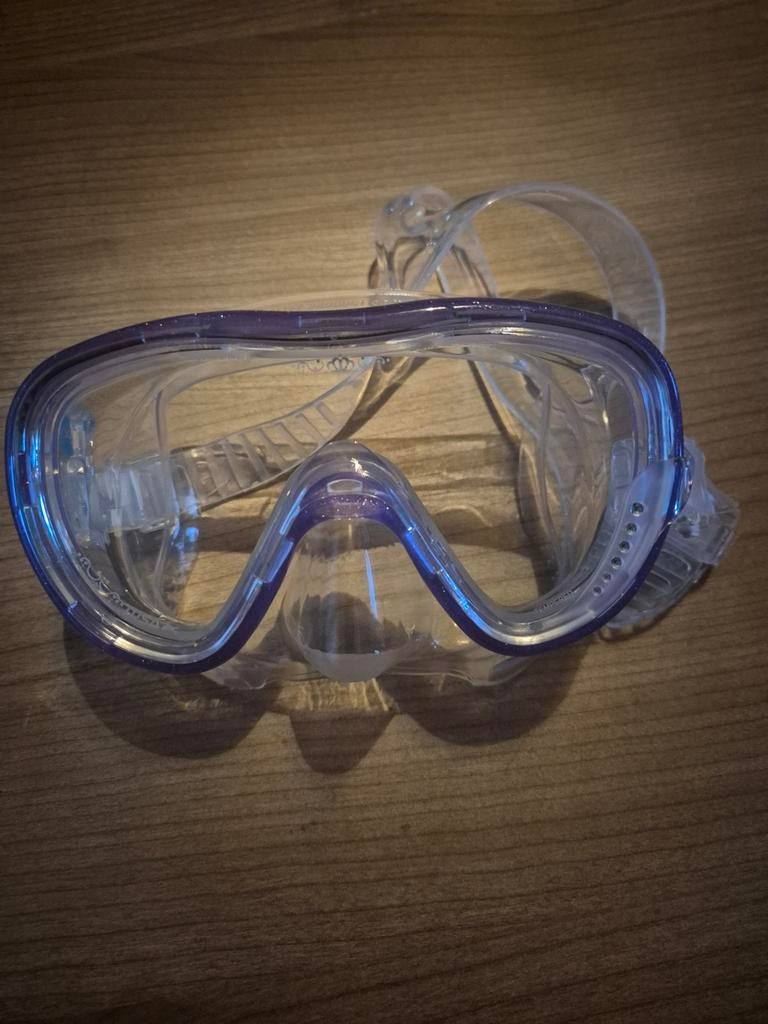 Nieuwe Tusa Tina Duikbril Paars met Glitter en Strass, Watersport en Boten, Duiken, Ophalen of Verzenden, Nieuw, Duikbril of Snorkel
