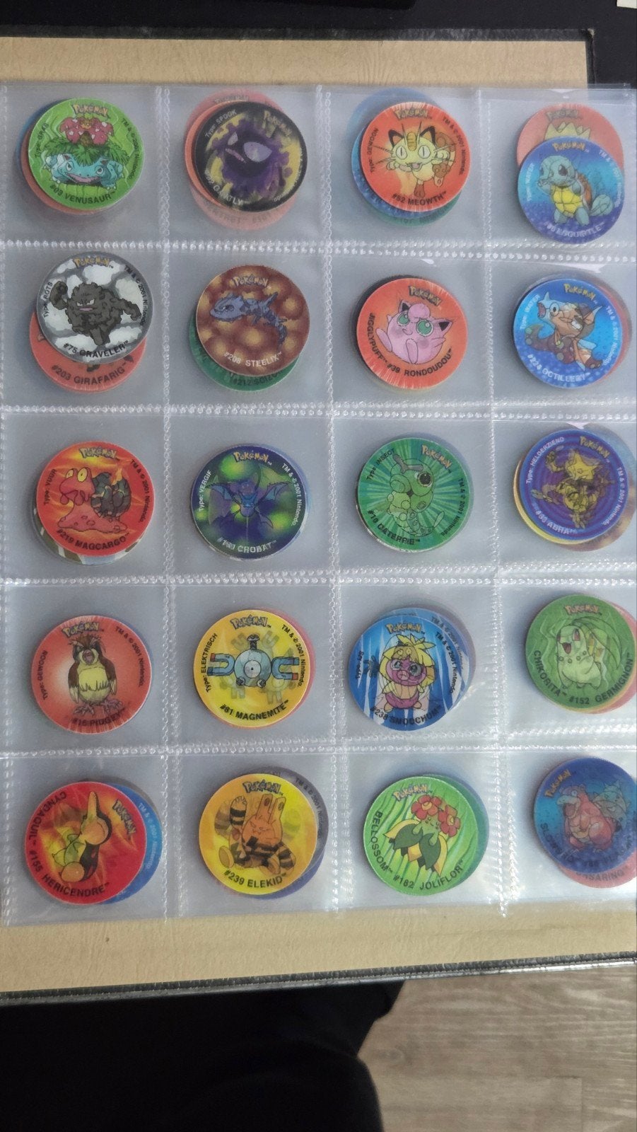 Grote collectie Pokémon Flippo's en Pogs, Hobby en Vrije tijd, Ophalen, Zo goed als nieuw, Overige typen