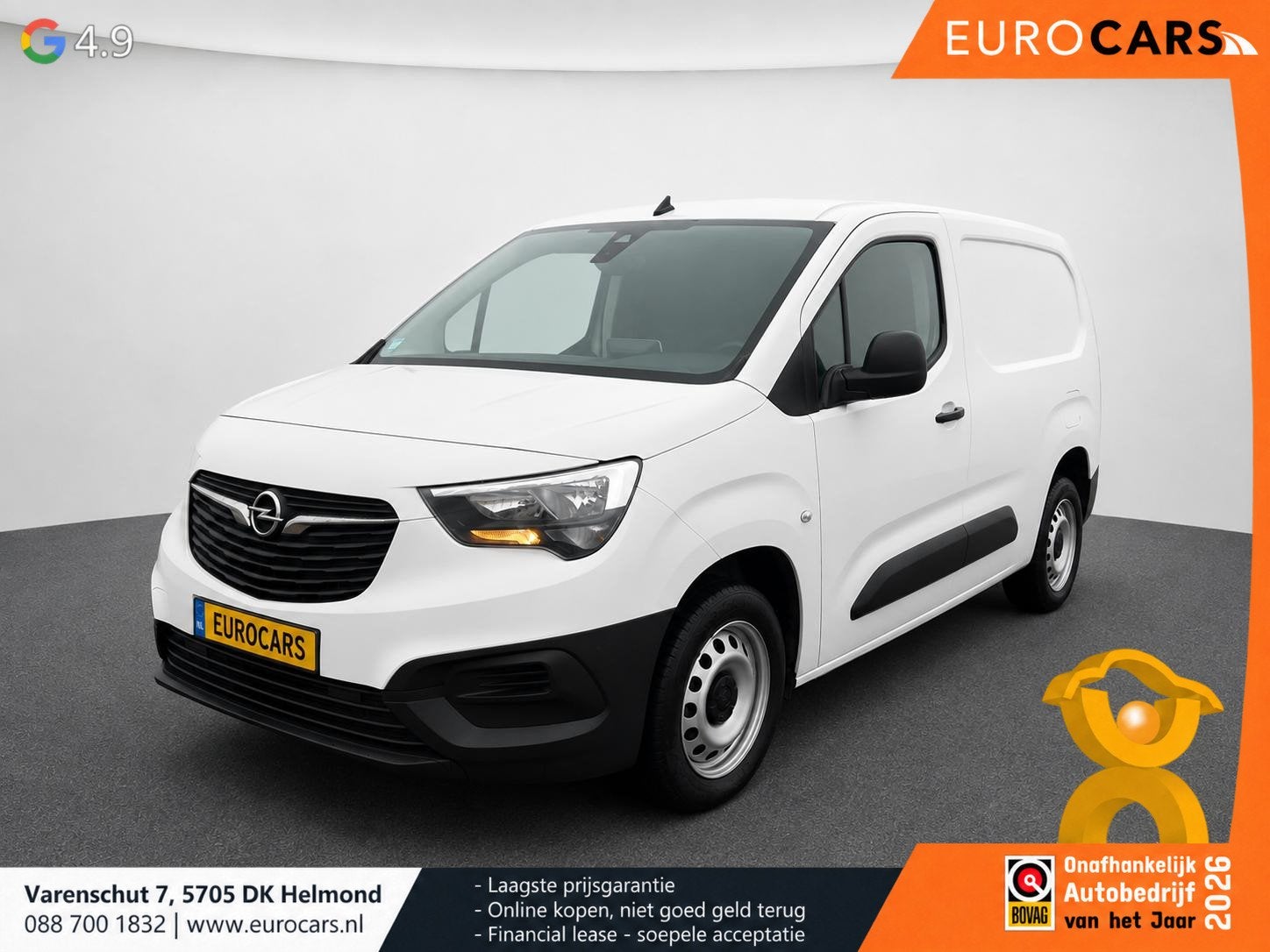 Opel Combo 1.5D L2H1 Edition Navigatie Apple CarPlay Android, Voorwielaandrijving, Stof, Gebruikt, Euro 6