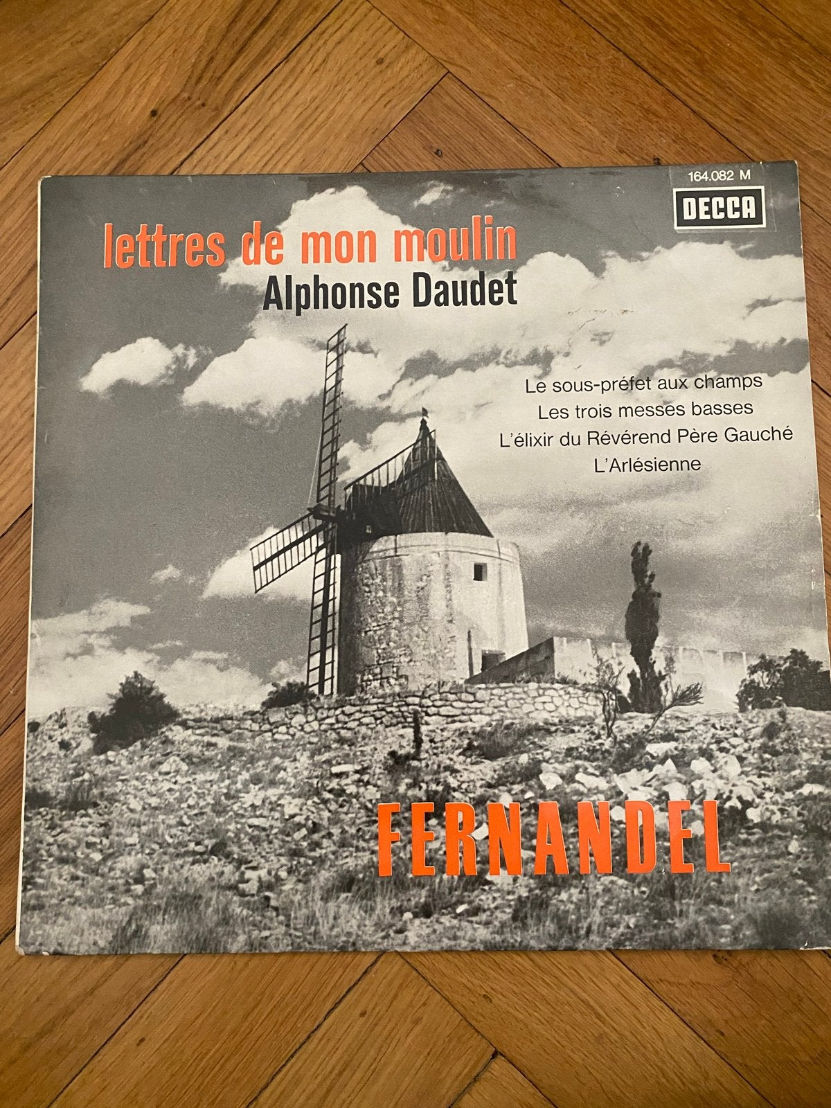 Fernandel - Lettres de mon moulin (Alphonse Daudet) EP, Ophalen of Verzenden, Gebruikt, 7 inch, EP