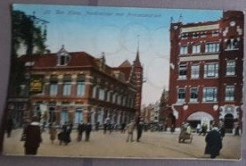 22 Den Haag Postkantoor met Princessestraat, Ophalen of Verzenden, Voor 1920, Gelopen, Noord-Brabant