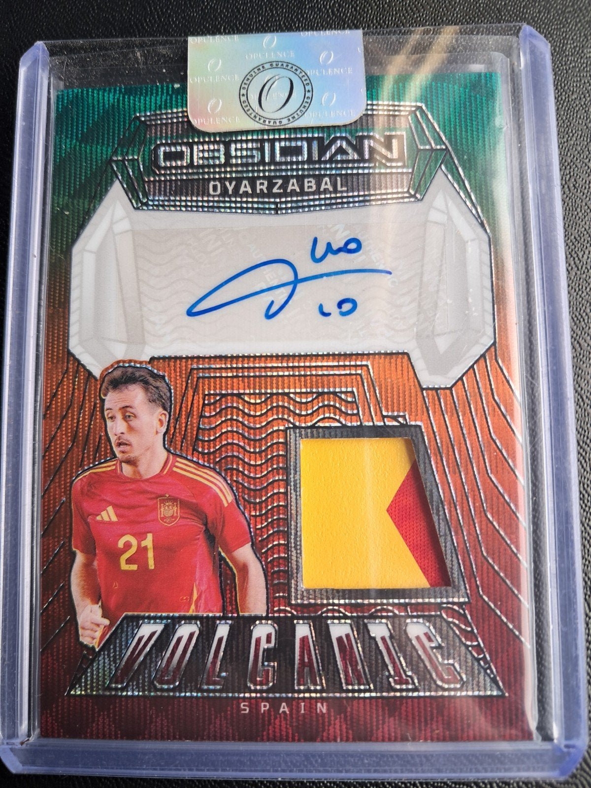 Mikel Oyarzabal gesigneerde kaart Panini Obsidian 23/25, Ophalen, Zo goed als nieuw, Buitenlandse clubs, Spelerskaart