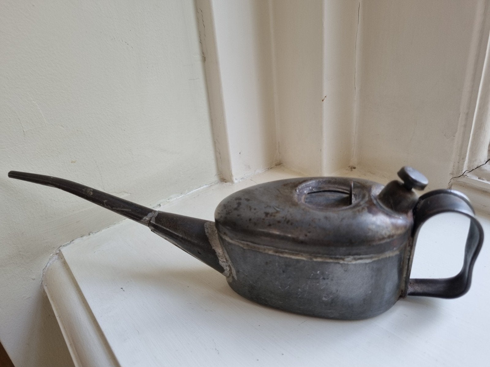 Antieke Oliespuit 24 cm., Antiek en Kunst, Ophalen