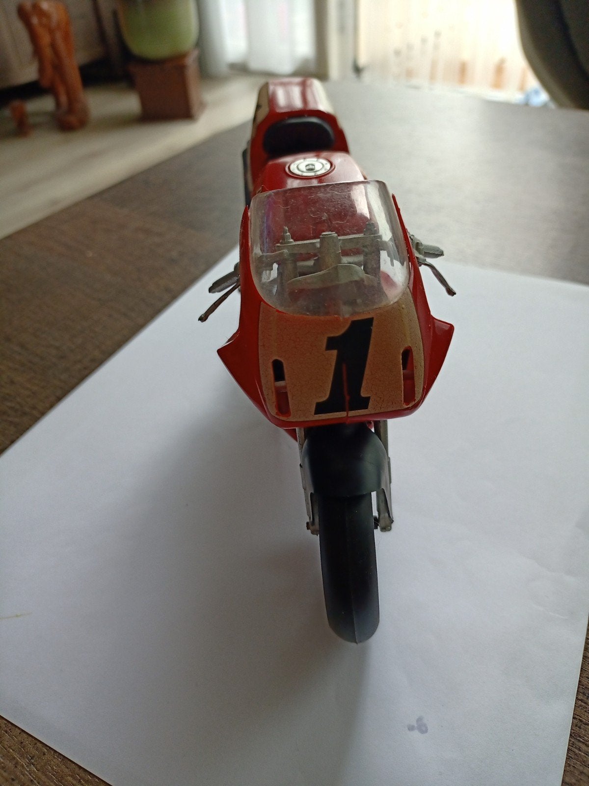 Ducati Superbike 888 Model - Tamiya Schaalmodel, Ophalen, 1:32 tot 1:50, Overige typen, Zo goed als nieuw