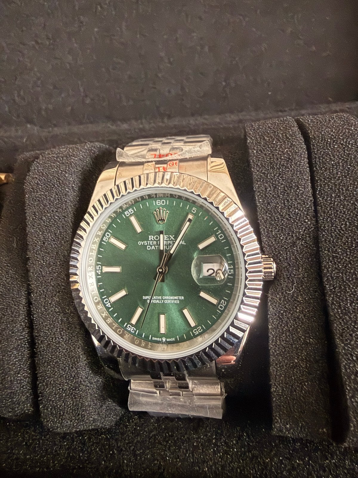 Rolex Datejust Horloges - Groen en Blauw, Polshorloge, Nieuw, Ophalen of Verzenden, Rolex