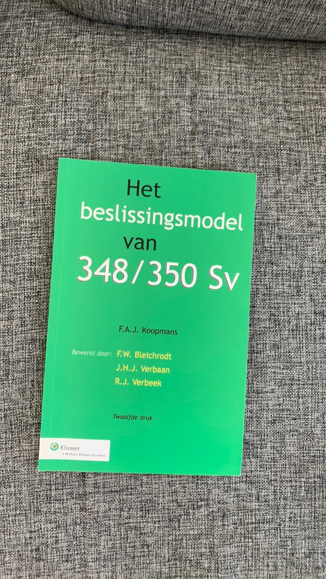 Koopman - Het beslissingsmodel van 348/350 Sv, Ophalen of Verzenden, Zo goed als nieuw, Koopman