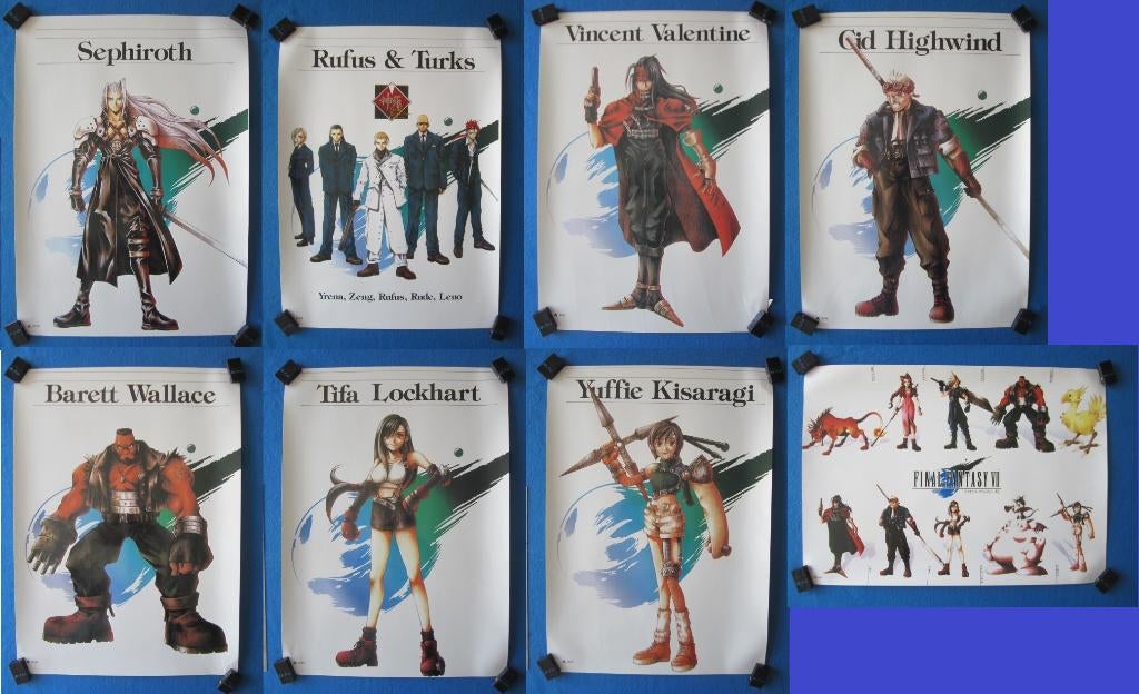 Game Poster Final Fantasy, Verzamelen, Posters, Ophalen of Verzenden, A1 t/m A3, Film en Tv