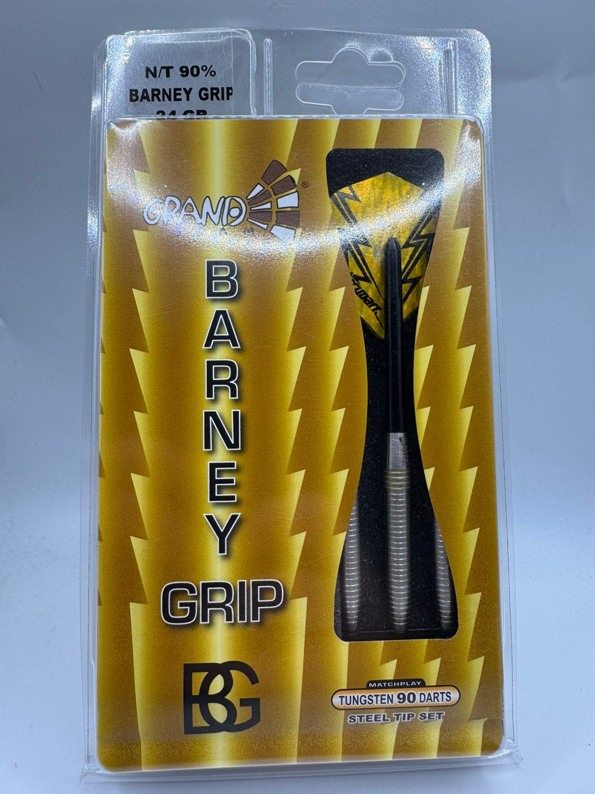 Grand Slam Barney Grip 24 Gram Dartpijlen, Ophalen of Verzenden, Zo goed als nieuw, Nvt, Pijlen