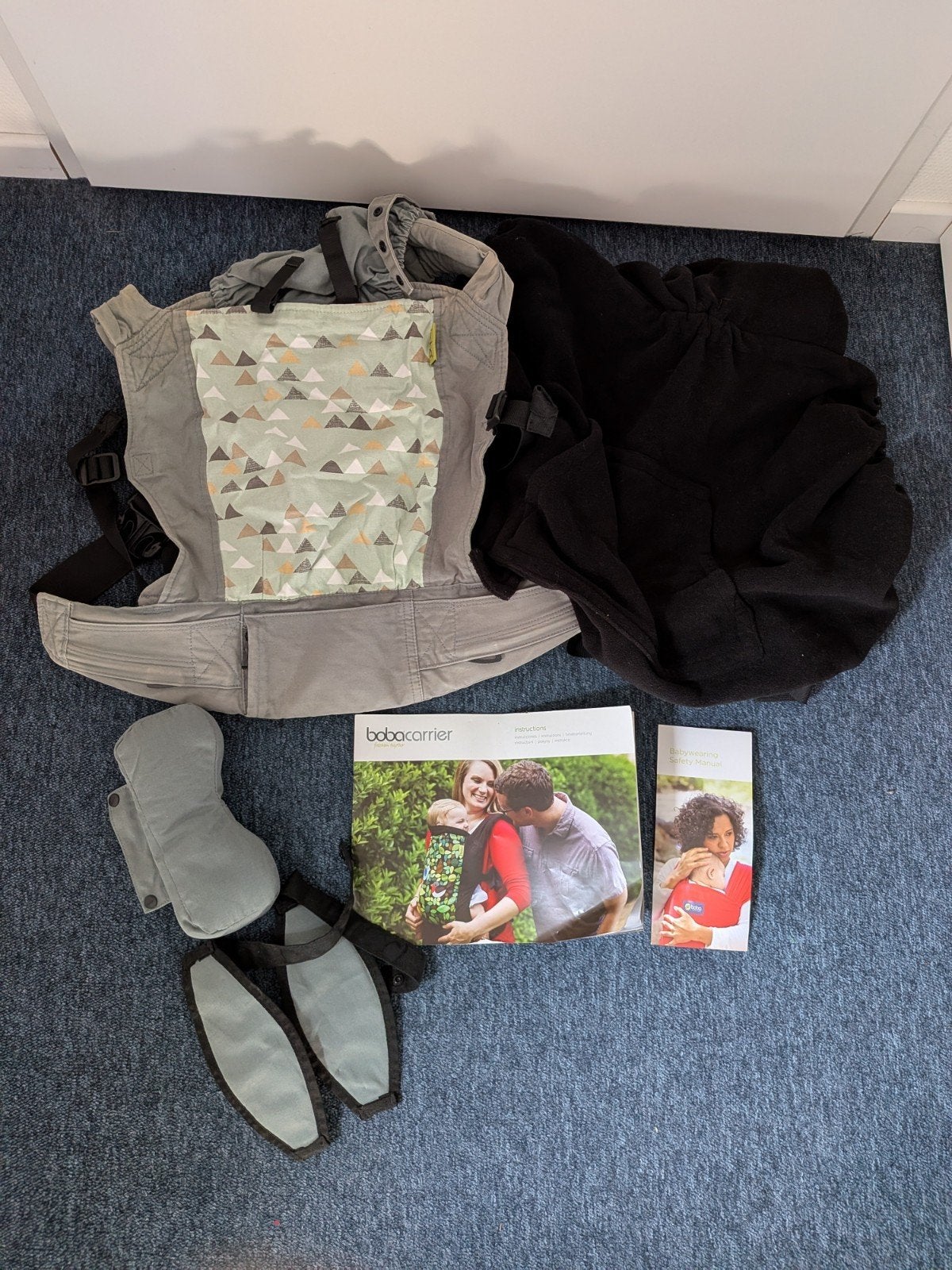 Boba draagzak met fleece hoes, Overige merken, Gebruikt, Buik of Rug, Ophalen of Verzenden