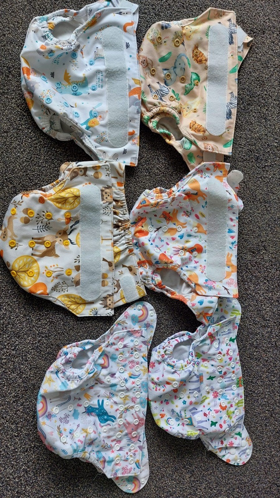 Wasbare luiers Blumchen + toebehoren, Kinderen en Baby's, Babykleding | Maat 50, Jongetje of Meisje, Ophalen