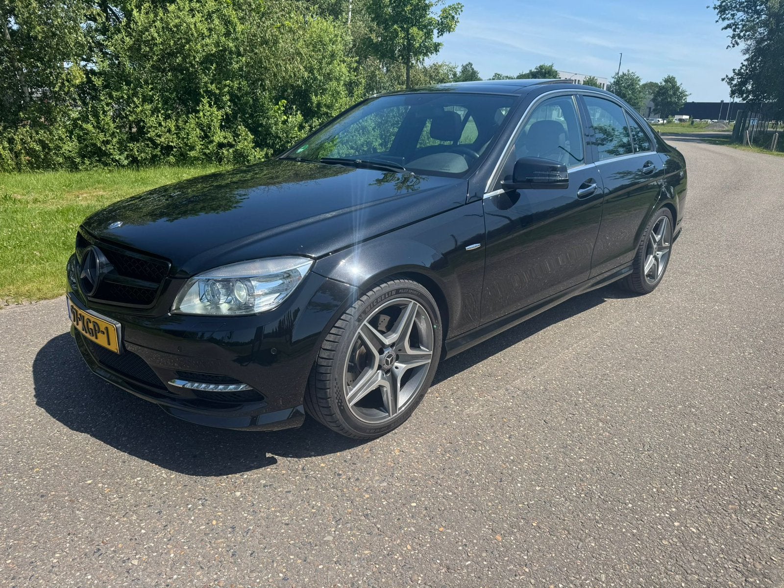 Mercedes-Benz C-Klasse 3.5 C350 Sedan AUT 4M 2007 Zwart, Auto's, Mercedes-Benz, Automaat, 1800 kg, Zwart, 10 km/l