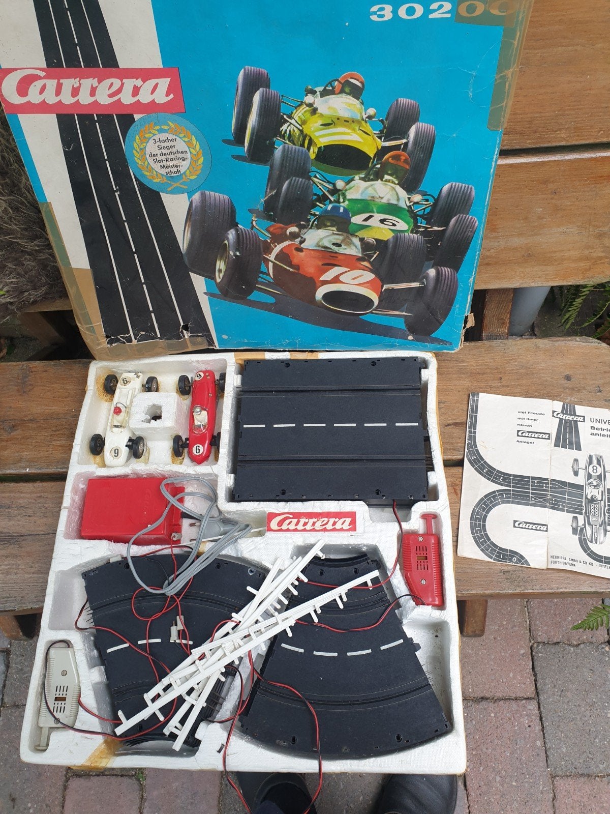Carrera racebaan 1970., Ophalen, Gebruikt, Elektrisch, Carrera