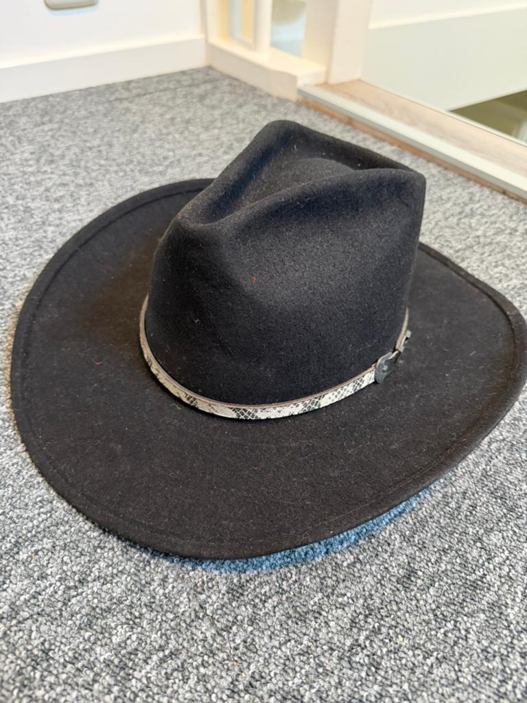 Mooie cowboy hoed van Chris Eddy, Kleding | Heren, Ophalen, Zo goed als nieuw, Hoed