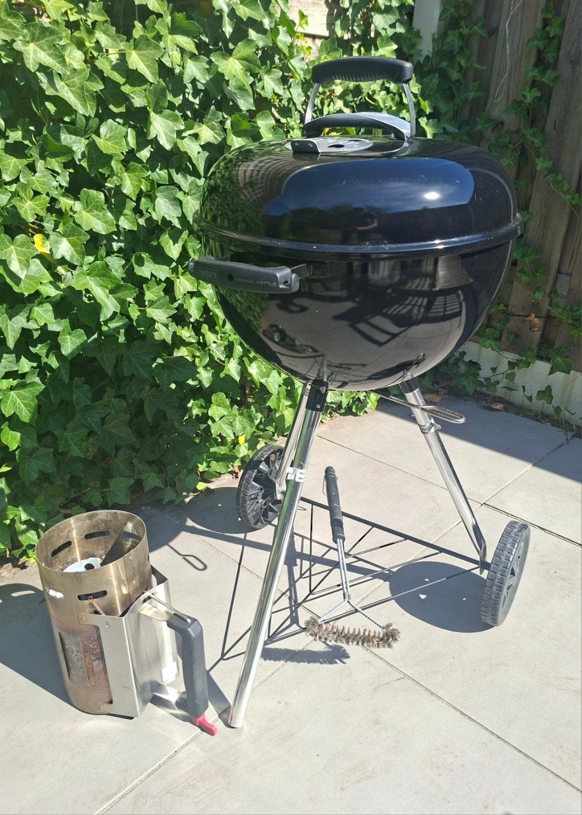 Weber Master-Touch 57 cm BBQ met accessoires, Ophalen, Zo goed als nieuw, Weber