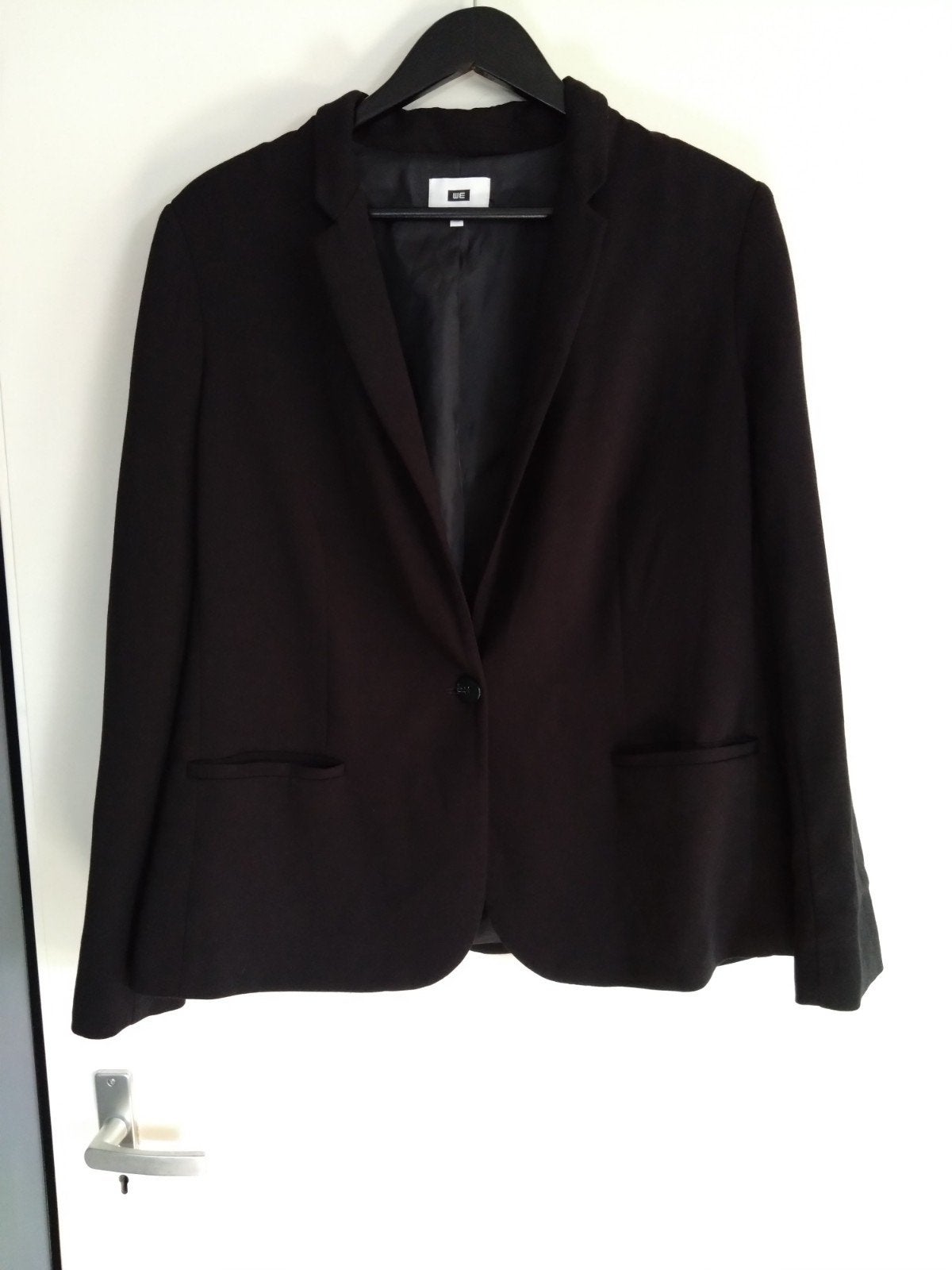 Zwarte dames blazer maat XXL WE Fashion, Ophalen of Verzenden, Zo goed als nieuw, Maat 46/48 (XL) of groter, Zwart