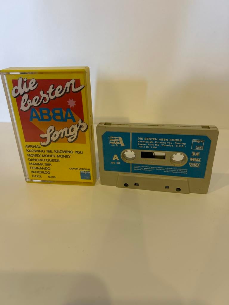 ABBA - Die Besten Songs Cassettebandje (Cover Version), Gebruikt, 1 bandje, Ophalen of Verzenden, Voorbespeeld