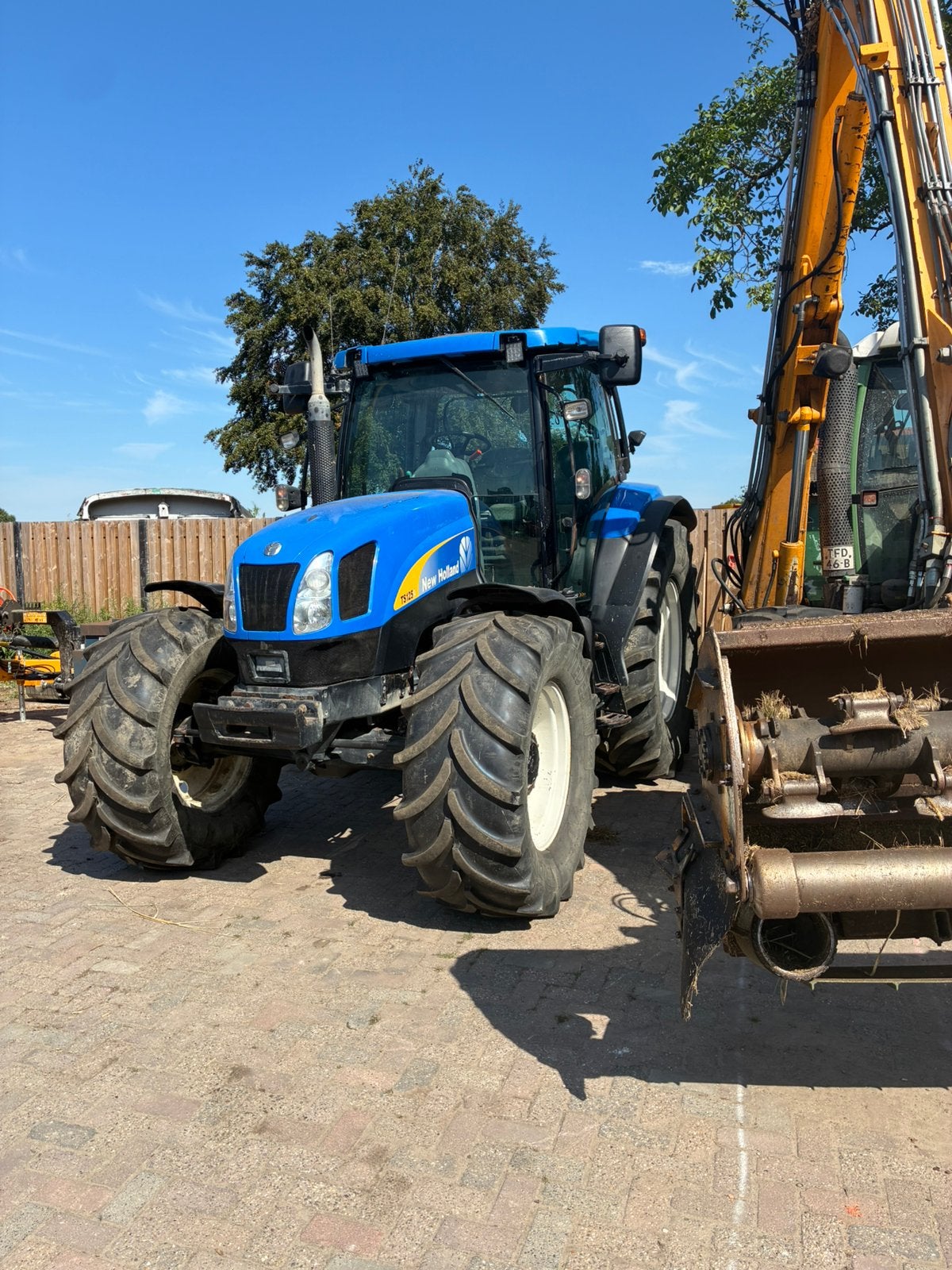 New holland ts 125 a, Zakelijke goederen, Agrarisch | Tractoren, Ophalen, Gebruikt, New Holland