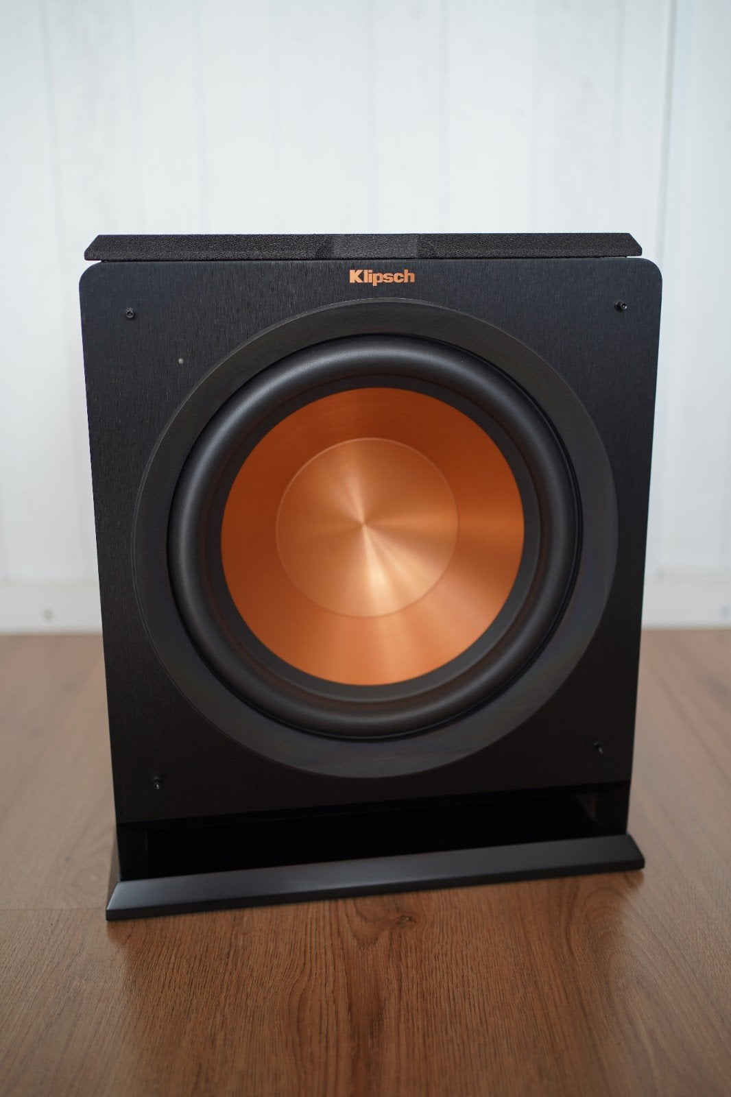 Klipsch R-112SW Subwoofer - Krachtige basweergave, Subwoofer, Zo goed als nieuw, 120 watt of meer, Ophalen