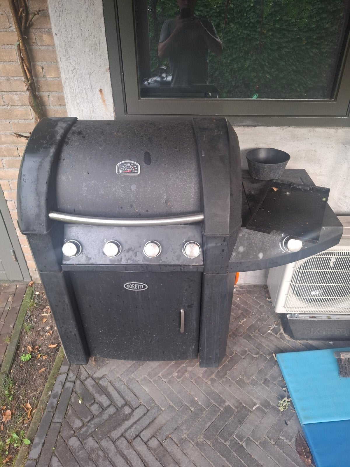 Gratis goed werkende Boretti gas bbq, Ophalen, Gebruikt