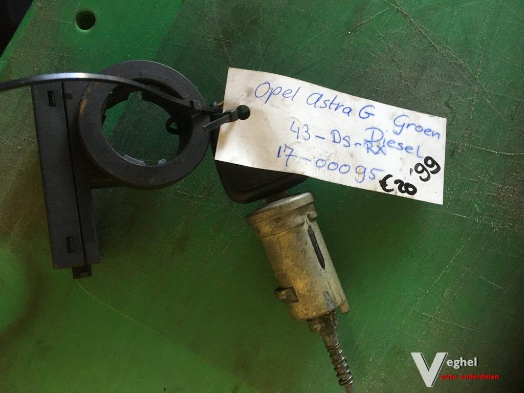 Opel Astra G 2003 contactslot met sleutel, Gebruikt, -, -, Ophalen of Verzenden