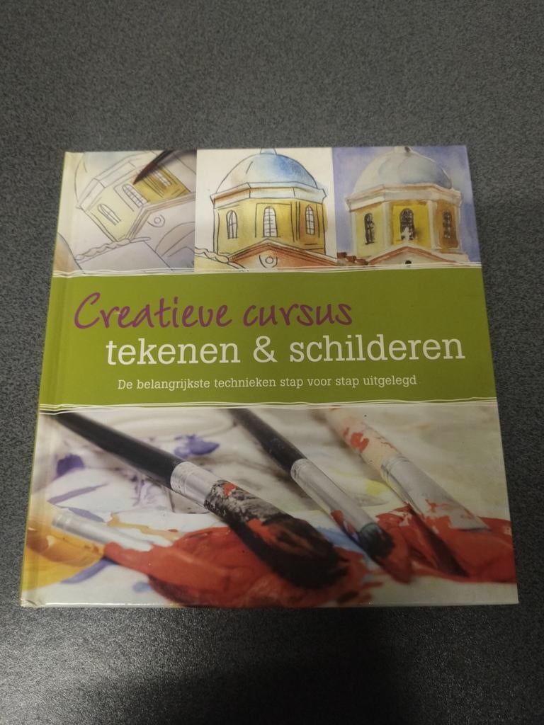 Creatieve cursus tekenen & schilderen, Boeken, Ophalen of Verzenden, Zo goed als nieuw, Tekenen en Schilderen