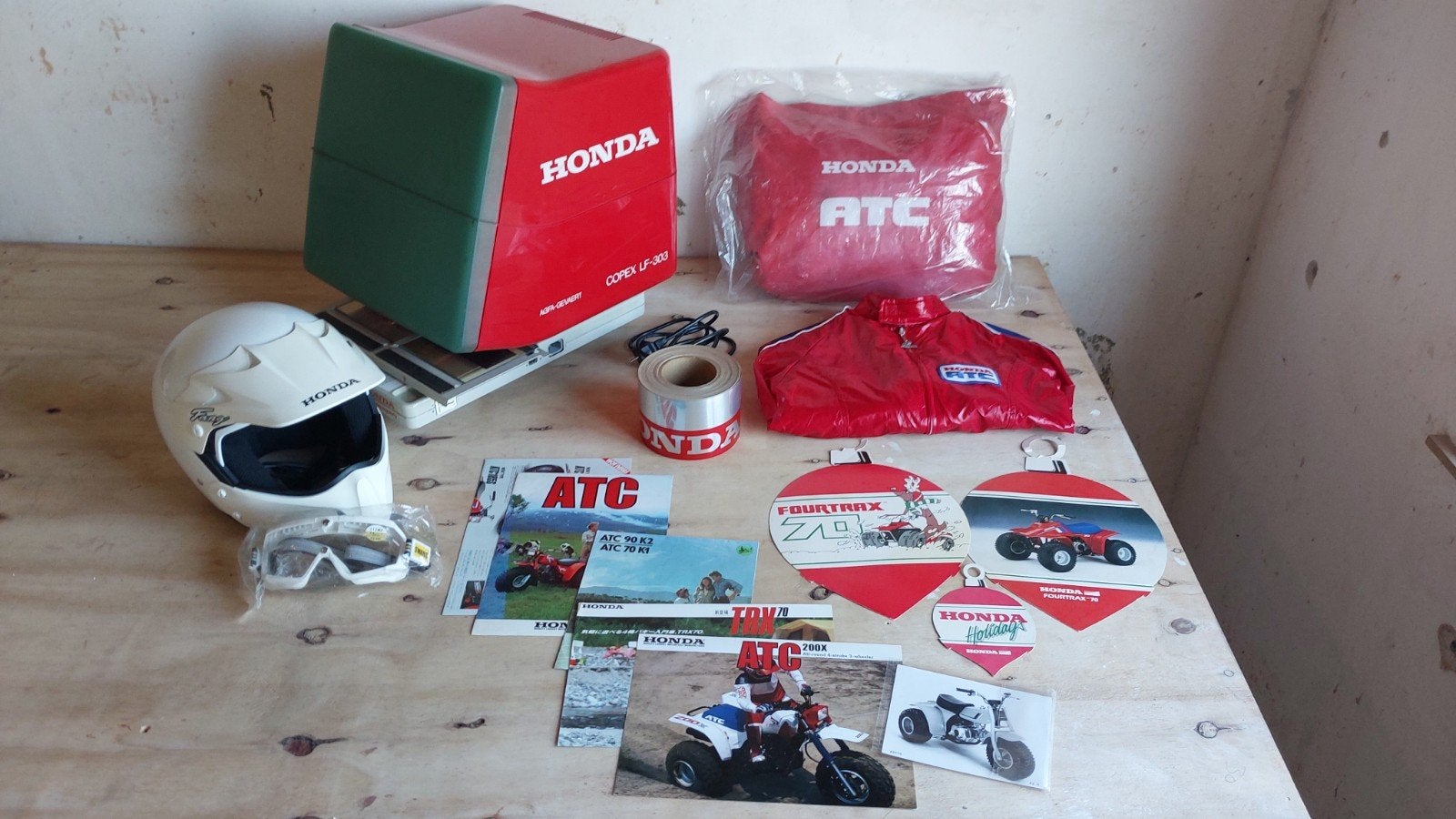Vintage Honda reclame atc trx monkey dax z50, Ophalen, Gebruiksvoorwerp