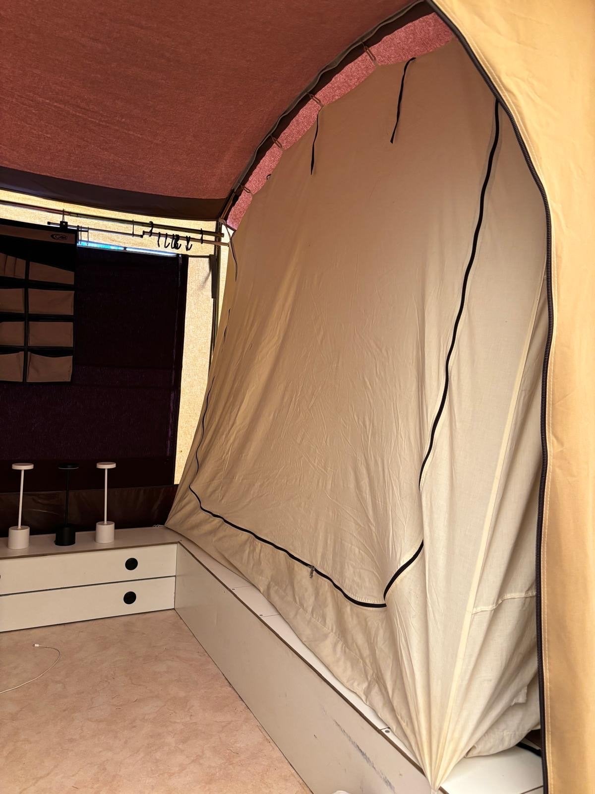 Ruime Cabanon Neptune 8-persoons vouwwagen met extra's, Ophalen, Gebruikt, Meer dan 6
