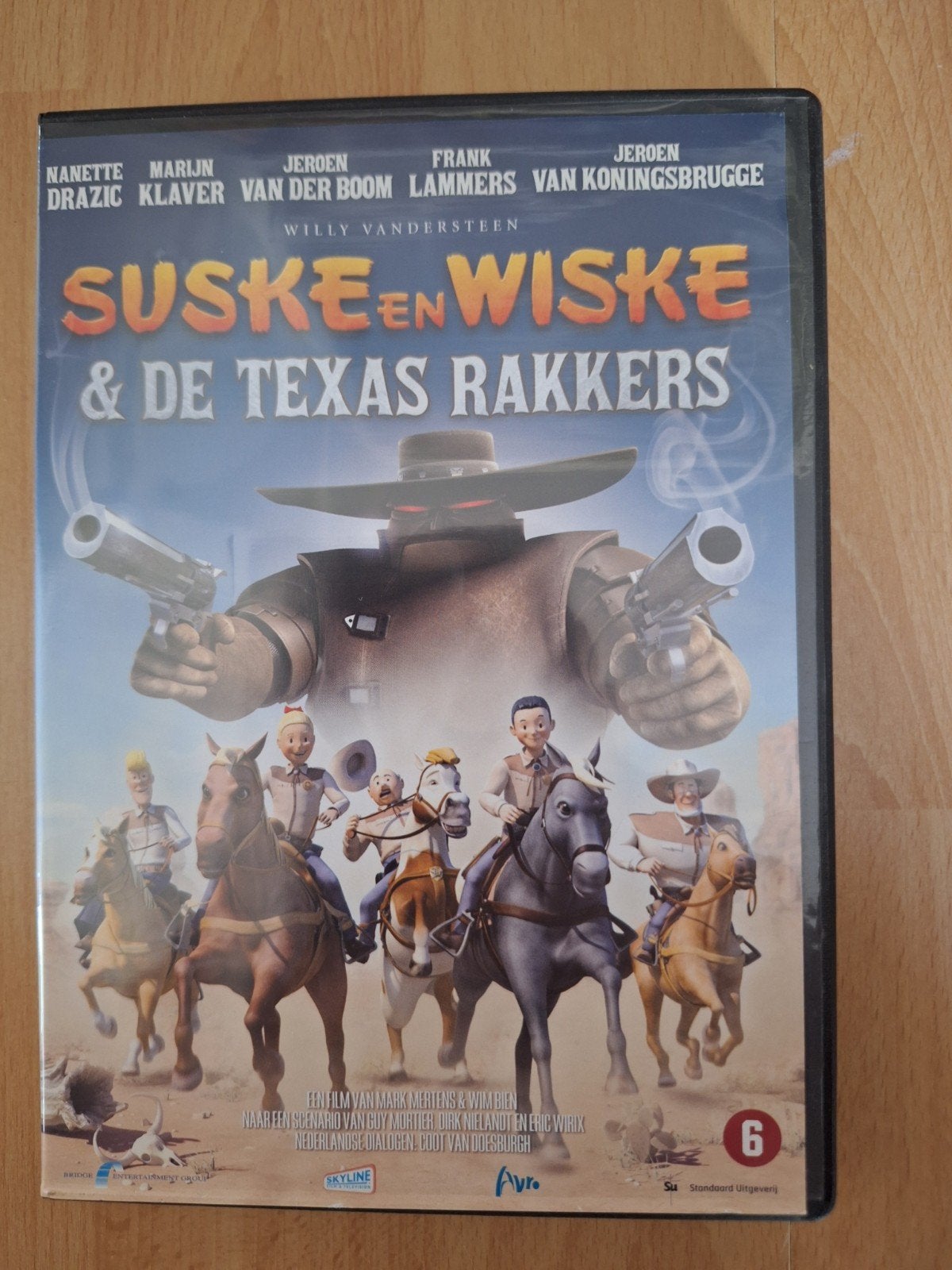 Suske en Wiske & De Texas Rakkers DVD, Animatie, Zo goed als nieuw, Vanaf 6 jaar, Film