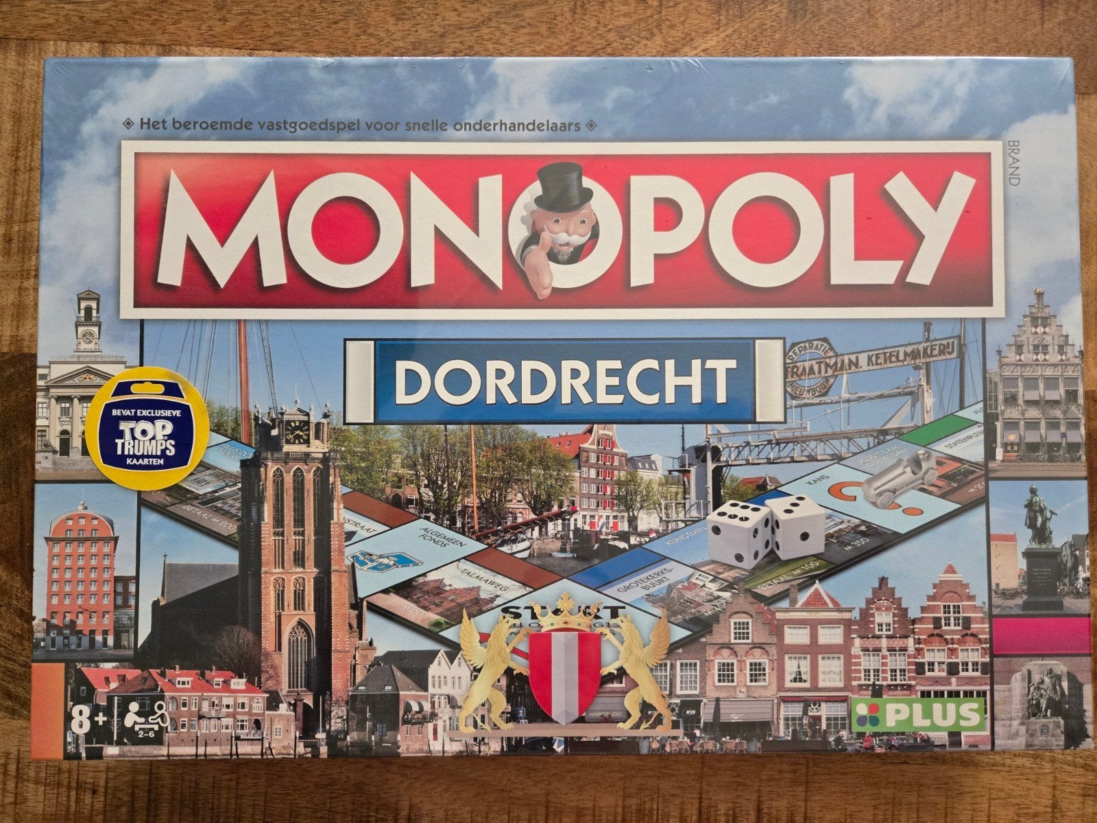 Monopoly Dordrecht van de Plus - Speciale editie bordspel, Hobby en Vrije tijd, Gezelschapsspellen | Bordspellen, Vijf spelers of meer