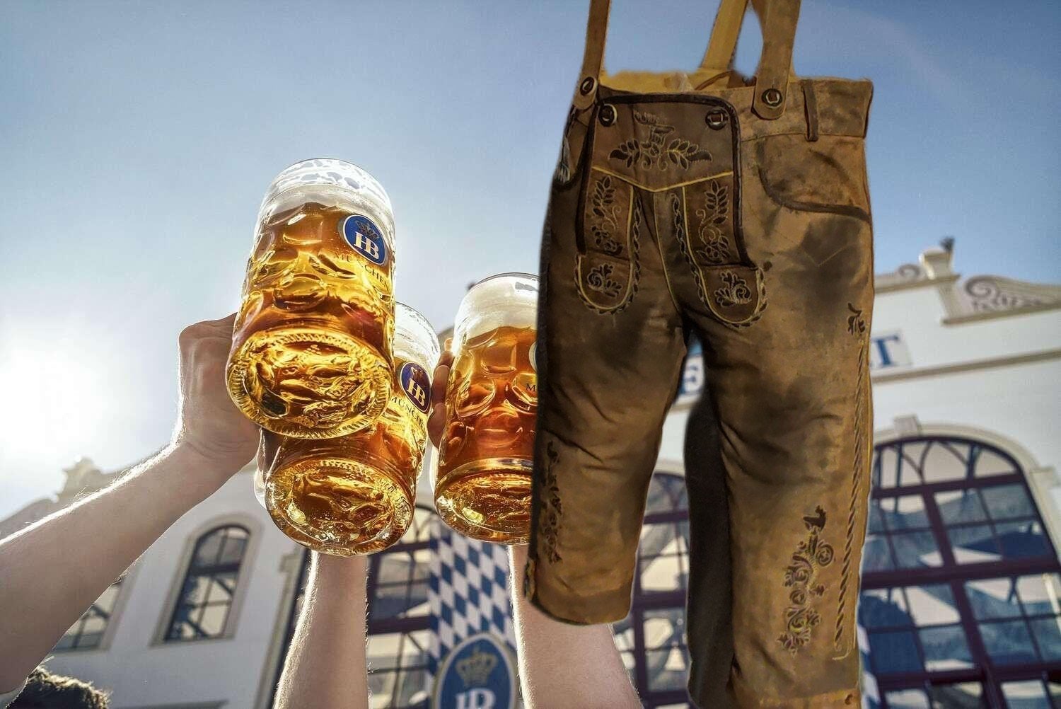 ECHTE BEIERSE LEDERHOSEN – TOP  ZIEGEN LEDER. ALLE MATEN, Kleding | Heren, Ophalen of Verzenden, Nieuw, Overige maten, Kleding