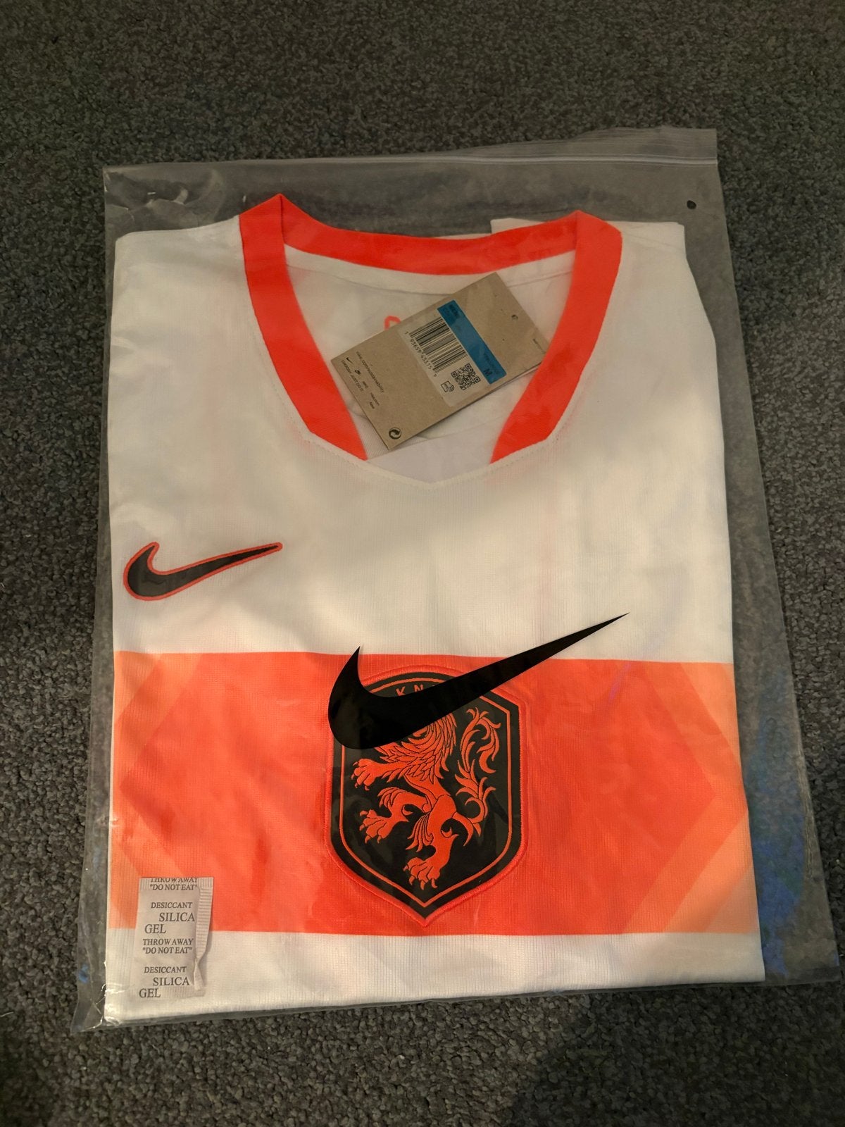 Nederland Shirt Maat L - Nieuw met Kaartje - Nr. 18 Malen, Maat 52/54 (L), Wit, Nieuw, Ophalen of Verzenden