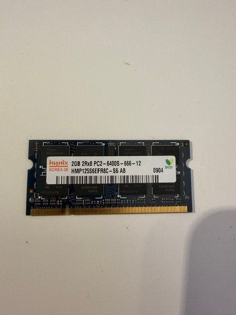 Hynix 2GB DDR2 laptopgeheugen – PC2-6400S 800 MHz, Computers en Software, Ophalen, Gebruikt, DDR2, Desktop