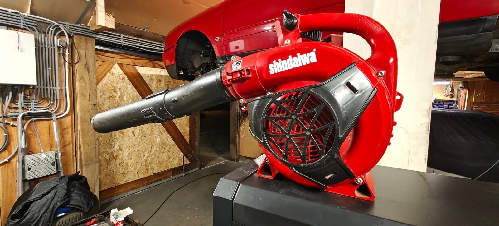 Shindaiwa EB252 Bladblazer - 2 Takt Benzine, Tuin en Terras, Ophalen, Gebruikt, Handgedragen, Shindaiwa