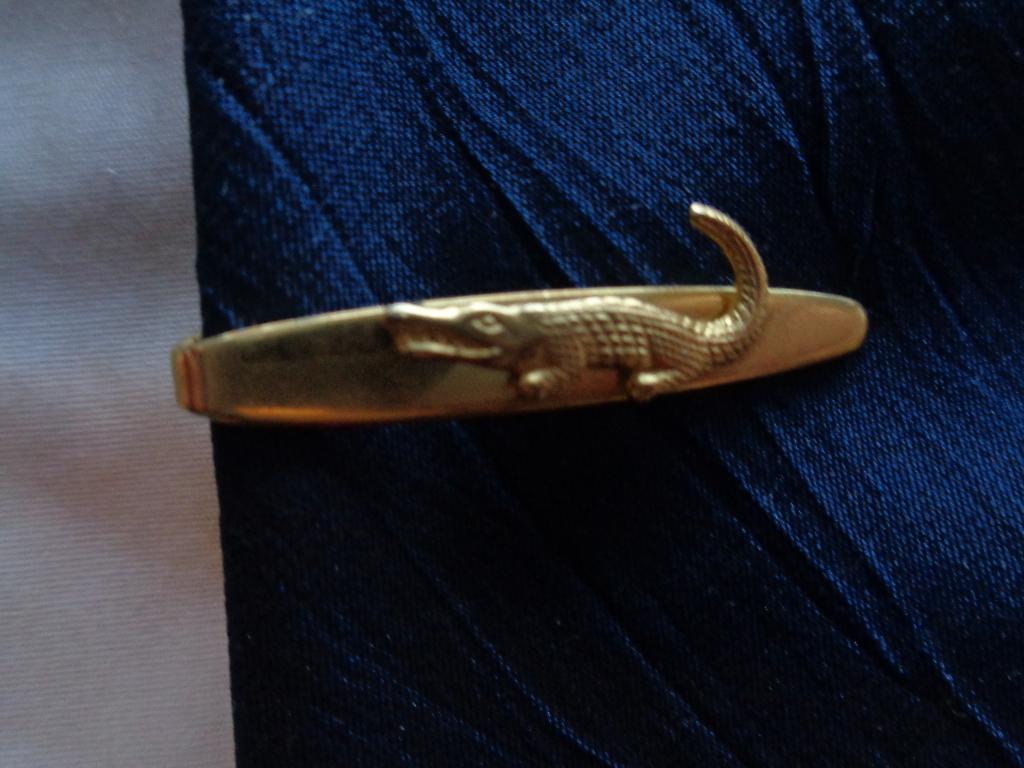 KORTE DASSPELD DASKLEM GOUDKLEURIG KROKODIL, Ophalen of Verzenden, Nieuw