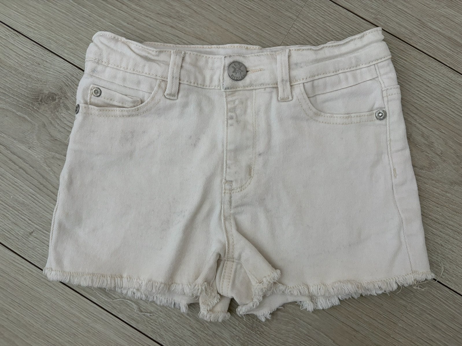 Indian blue jeans short maat 134, Ophalen of Verzenden, Zo goed als nieuw, Meisje, Broek