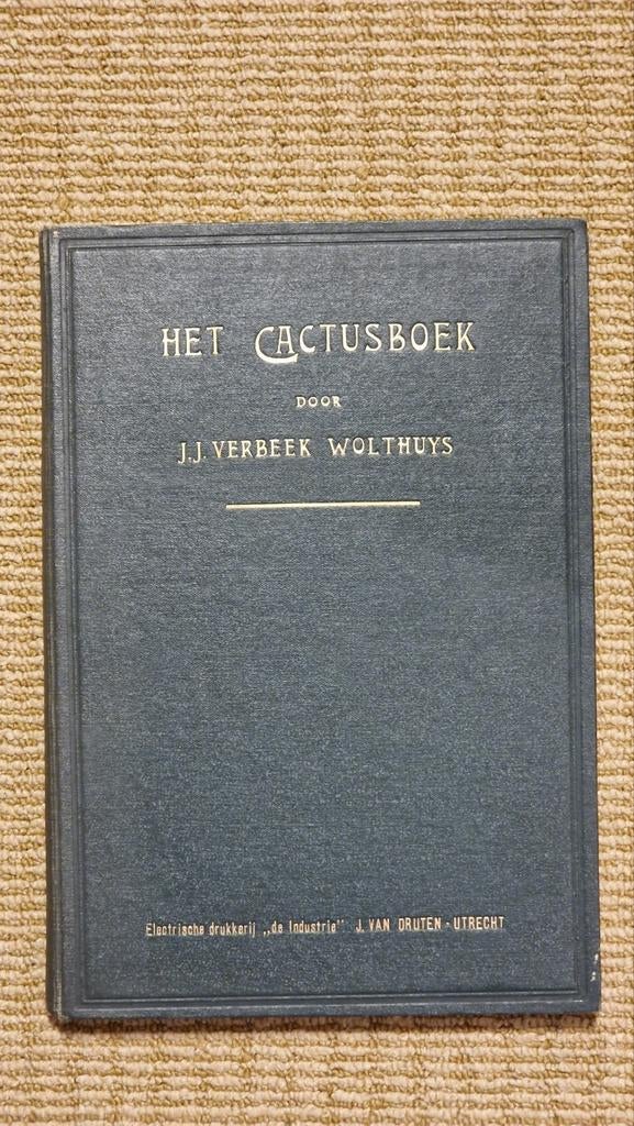 Het Cactusboek - J.J. Verbeek Wolthuys, Ophalen of Verzenden, Gelezen