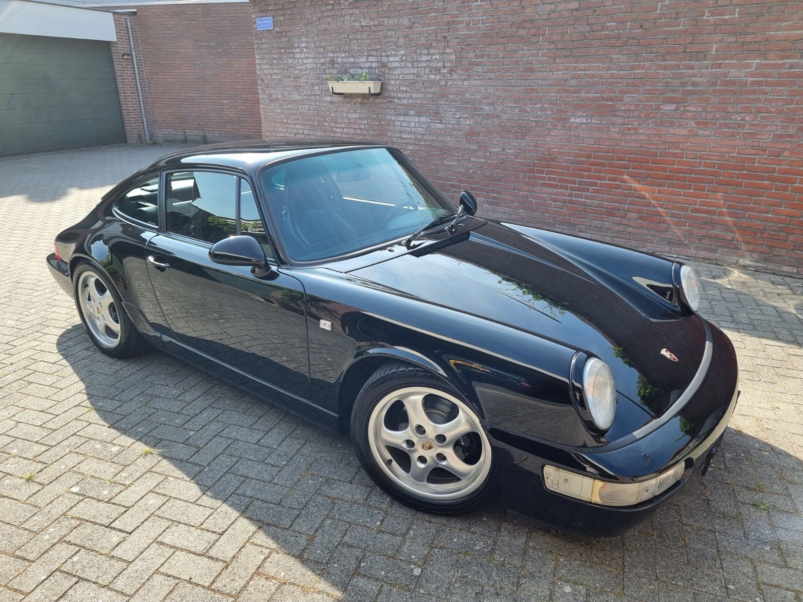 Porsche 911 (964) Carrera 2 Coupe - april 1991, Auto's, Achterwielaandrijving, Zwart, 1200 kg, Handgeschakeld