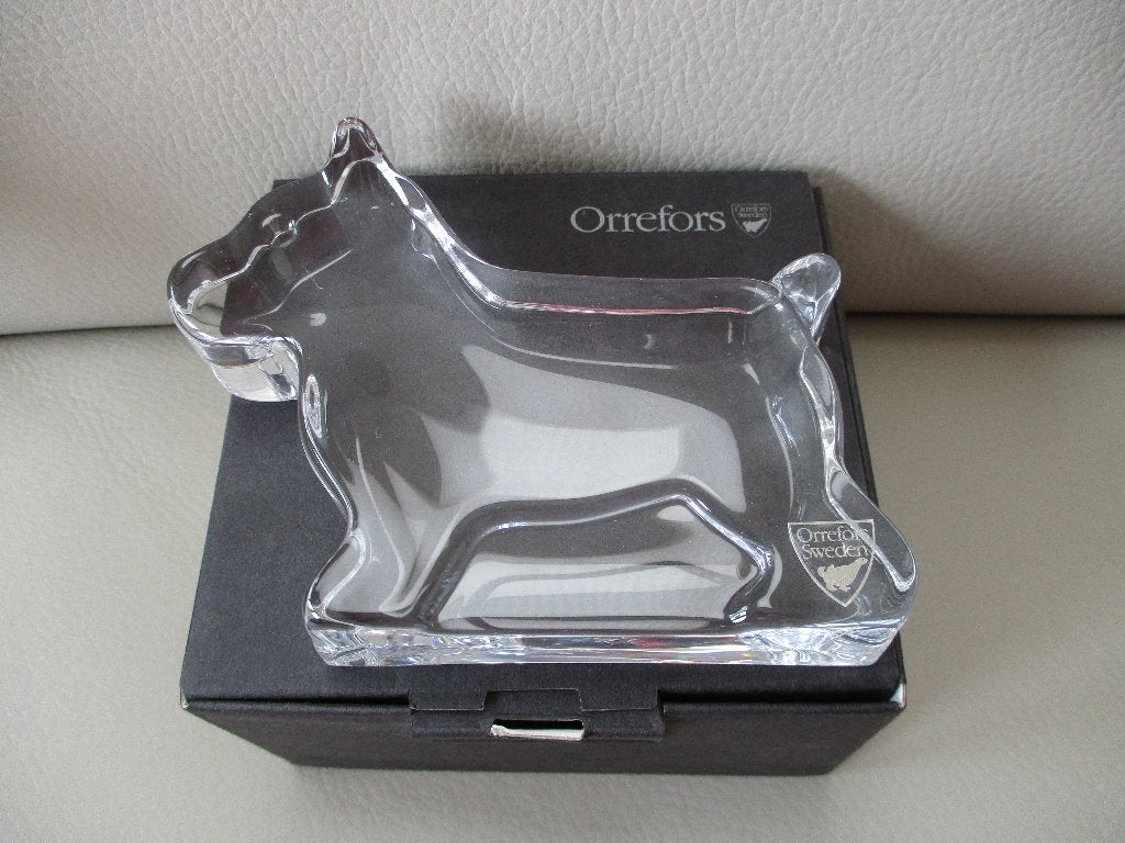 Örrefors - hond - kristal - design - Zweden, Ophalen of Verzenden, Nieuw, Overige materialen