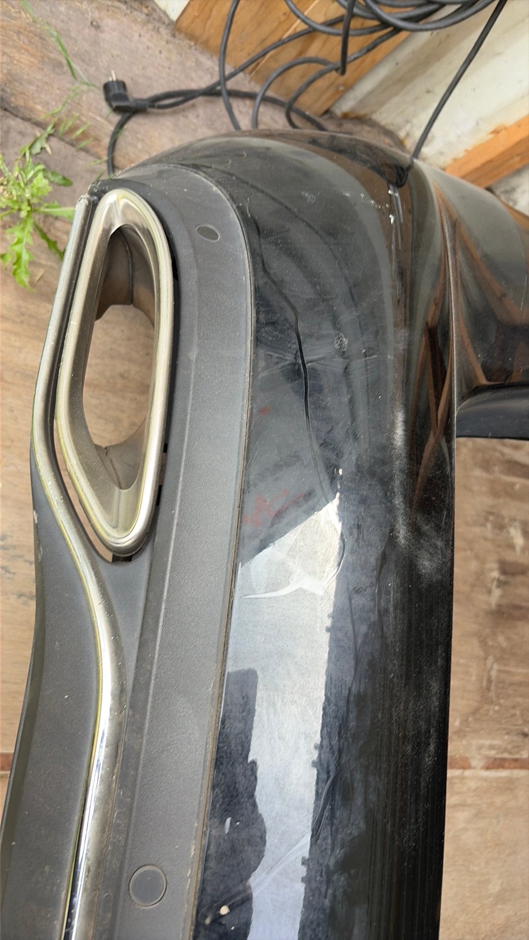 Mercedes C-Klasse (W205) Achterbumper | Zwart Metallic, Auto-onderdelen, Ophalen, Links, Mercedes-Benz, Bumper