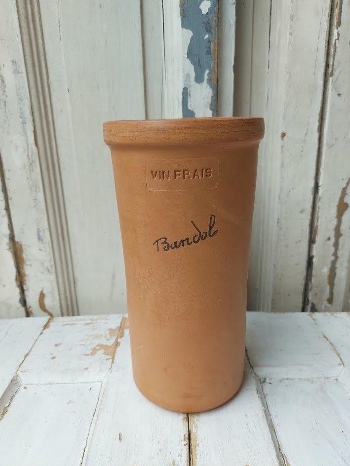 Vintage terracotta wijnkoeler, Overige typen, Ophalen of Verzenden, Zo goed als nieuw, Steen/keramiek
