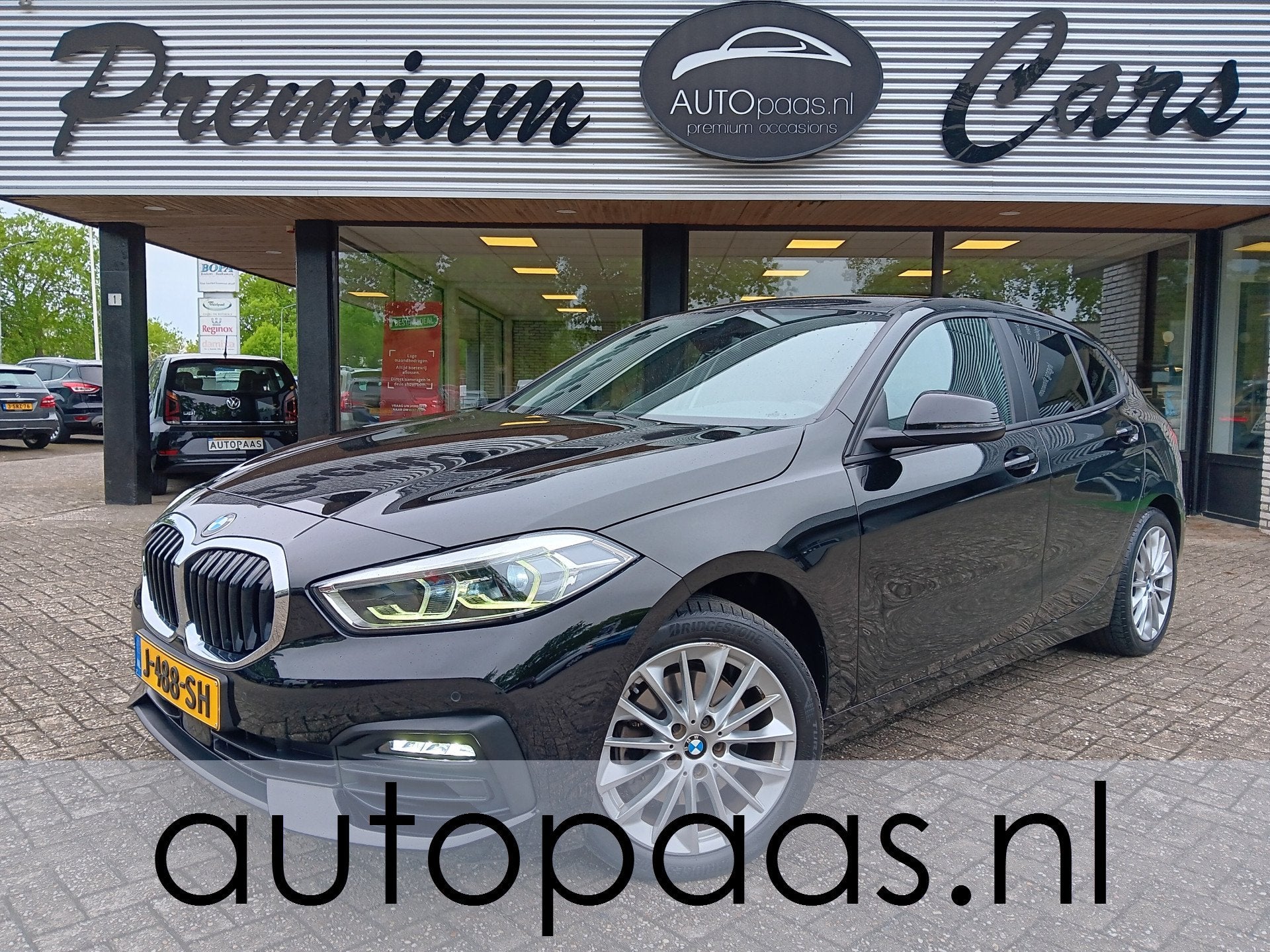 BMW 1-serie 118i 141pk Executive Edition|automaat|carplay|cr, Auto's, Stof, Gebruikt, Zwart, Origineel Nederlands