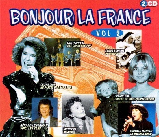 Bonjour la france vol. 2 - 2 cd's - franse liedjes, Boxset, Zo goed als nieuw, Pop, Ophalen of Verzenden