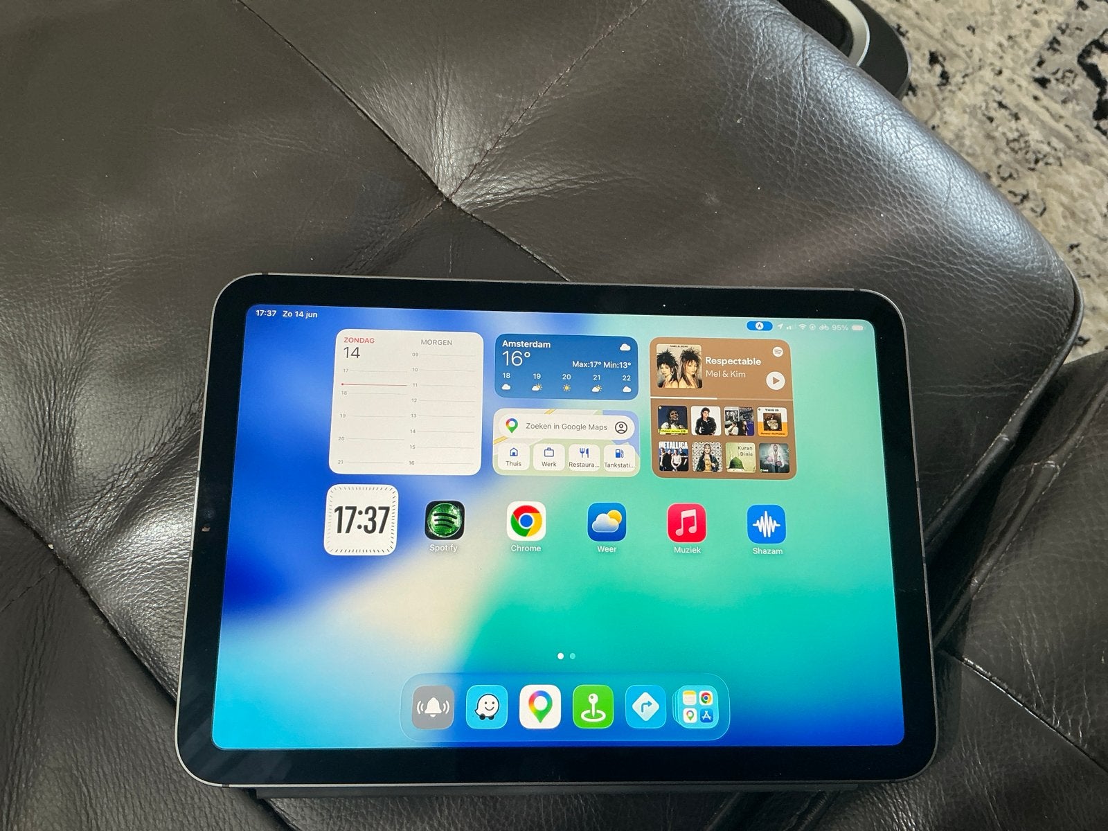 Apple iPad Mini 6e generatie 64GB Wi-Fi Spacegrijs, Computers en Software, Apple iPads, 8 inch, Ophalen of Verzenden, Zo goed als nieuw