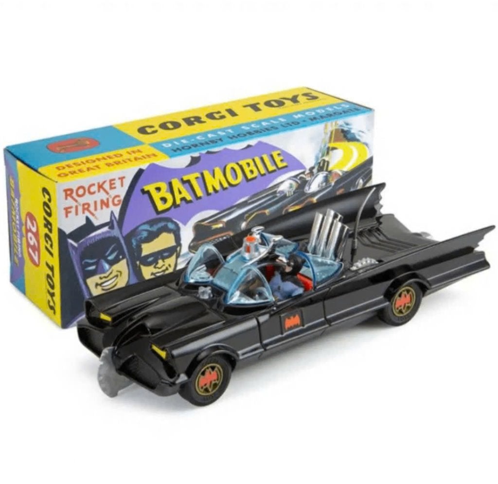 Batmobile GLANZEND ZWART CORGI Model Club SCHAAL 1:46 R 267, Verzenden, Nieuw, Auto, Corgi