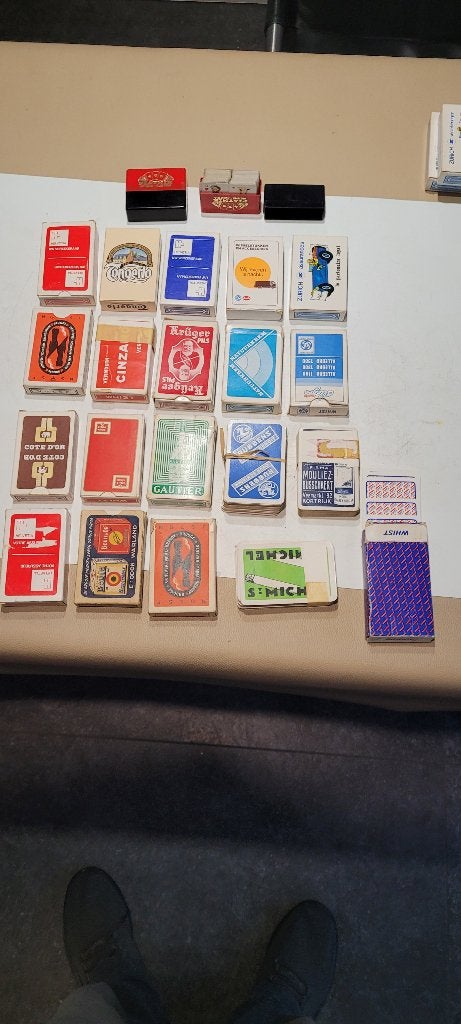 lot oude speelkaarten (2iv292/nr8), Verzamelen, Speelkaarten, Jokers en Kwartetten, Ophalen of Verzenden, Speelkaart(en)